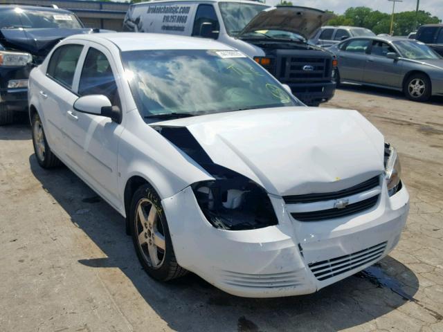 1G1AT58H097186686 - 2009 CHEVROLET COBALT LT WHITE photo 1