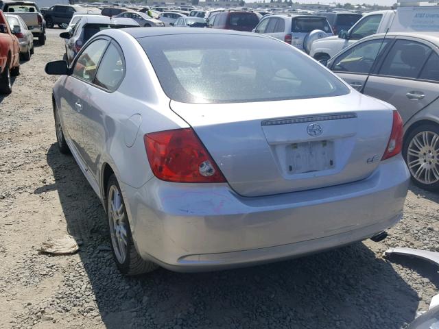 JTKDE177370147069 - 2007 TOYOTA SCION TC 银色 照片 3