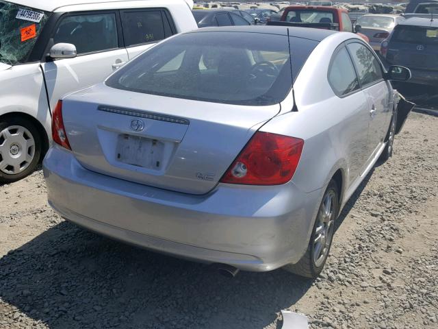 JTKDE177370147069 - 2007 TOYOTA SCION TC 银色 照片 4