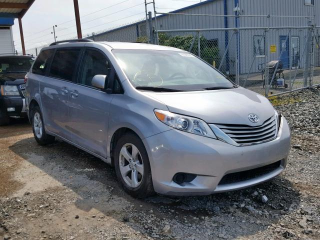 5TDKZ3DC9HS795370 - 2017 TOYOTA SIENNA LE SILVER photo 1