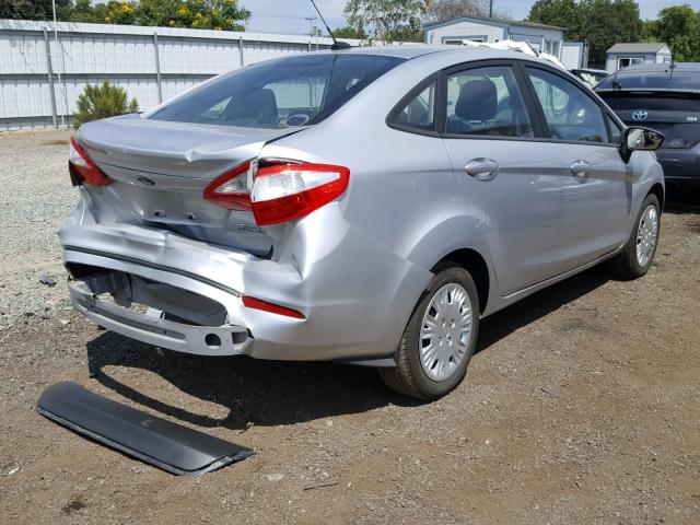 3FADP4AJ9GM166591 - 2016 FORD FIESTA S SILVER photo 4