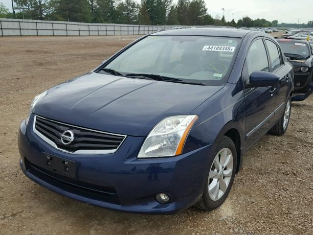 3N1AB6AP1CL712749 - 2012 NISSAN SENTRA 2.0 BLUE photo 2