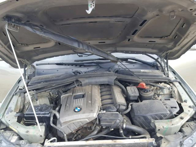 WBANE53566CK81799 - 2006 BMW 525 I GREEN photo 7