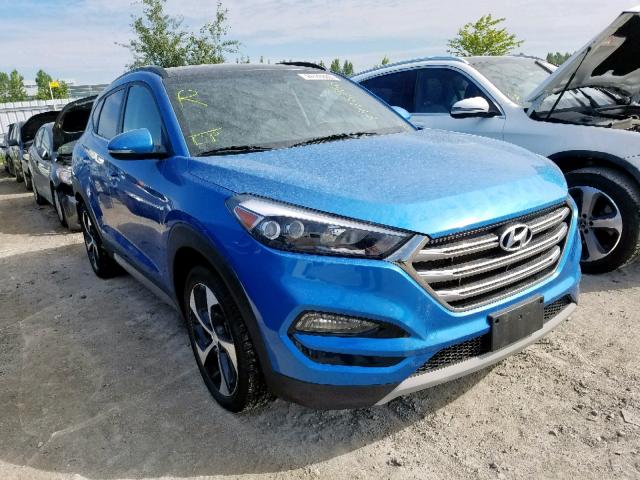 KM8J3CA2XHU315014 - 2017 HYUNDAI TUCSON LIM BLUE photo 1