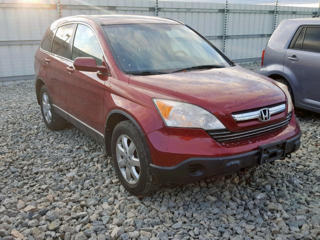 JHLRE48767C072849 - 2007 HONDA CR-V EXL BURGUNDY photo 1