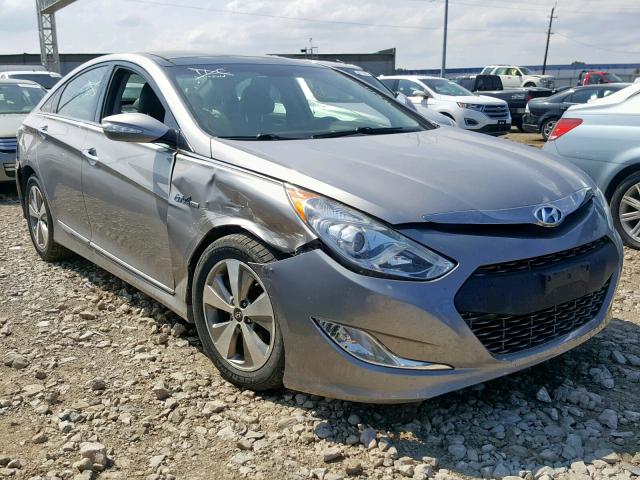 KMHEC4A49CA041646 - 2012 HYUNDAI SONATA HYB SILVER photo 1