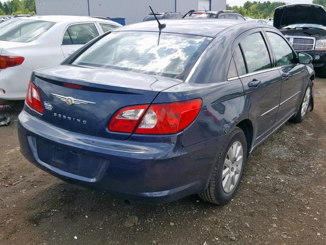 1C3LC46K57N651291 - 2007 CHRYSLER SEBRING BLUE photo 4