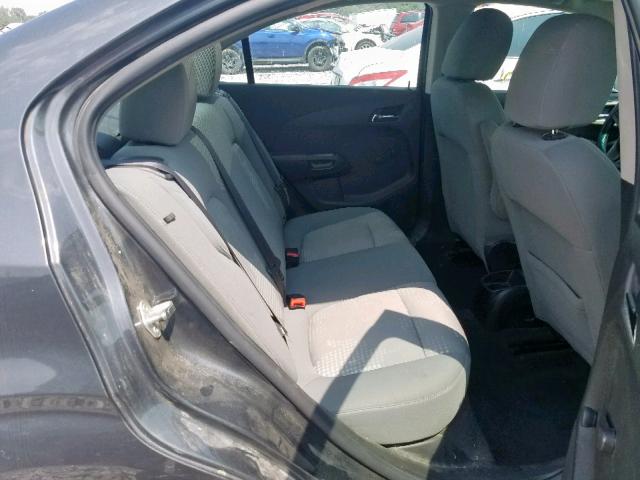 1G1JA5SH1D4217422 - 2013 CHEVROLET SONIC LS 灰色 照片 6