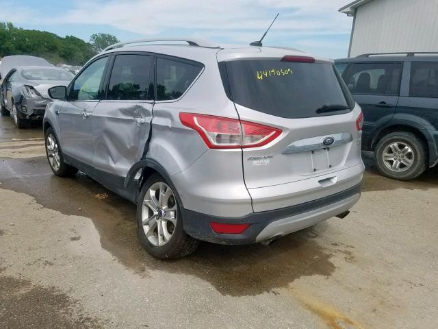 1FMCU9J96EUD74384 - 2014 FORD ESCAPE TIT SILVER photo 3