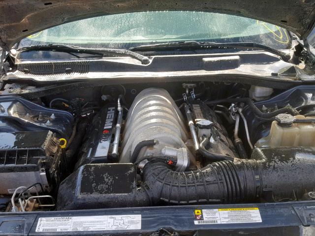 2C3KA73W17H670536 - 2007 CHRYSLER 300C SRT-8 CHARCOAL photo 7