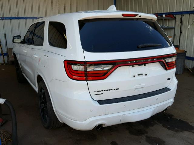 1C4SDJCT8HC719712 - 2017 DODGE DURANGO R/ WHITE photo 3