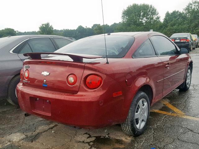 1G1AL18F387184582 - 2008 CHEVROLET COBALT LT RED photo 4