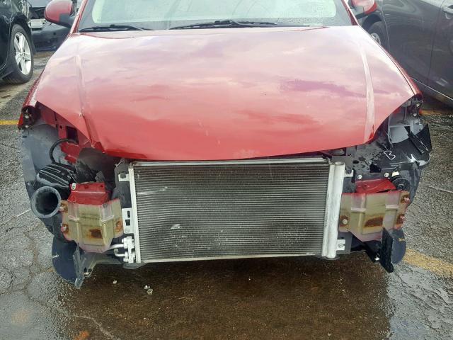 1G1AL18F387184582 - 2008 CHEVROLET COBALT LT RED photo 9