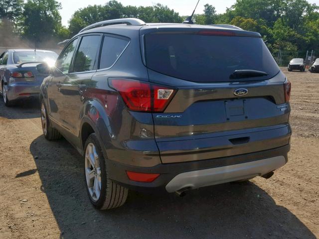 1FMCU9J91KUA66194 - 2019 FORD ESCAPE TIT GRAY photo 3