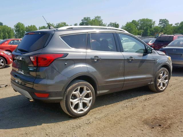 1FMCU9J91KUA66194 - 2019 FORD ESCAPE TIT GRAY photo 4