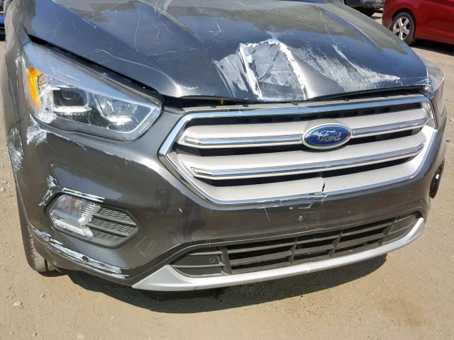 1FMCU9J91KUA66194 - 2019 FORD ESCAPE TIT GRAY photo 9