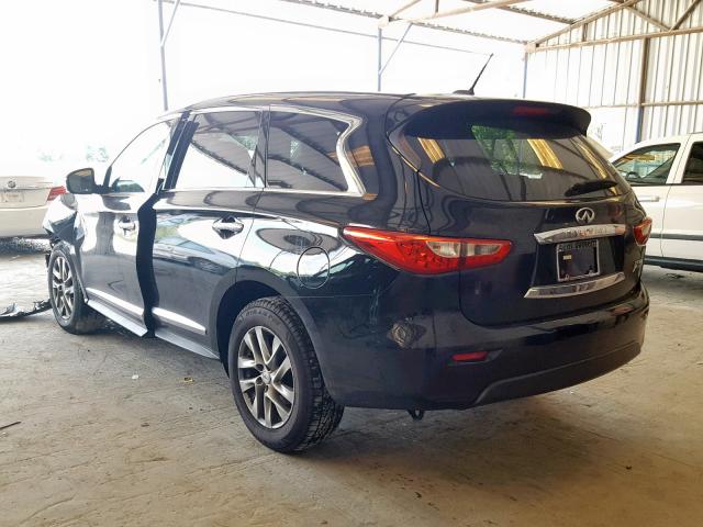 5N1AL0MNXDC322985 - 2013 INFINITI JX35 BLACK photo 3