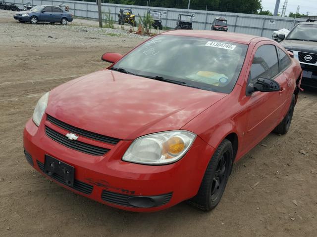 1G1AL18F877262711 - 2007 CHEVROLET COBALT LT RED photo 2