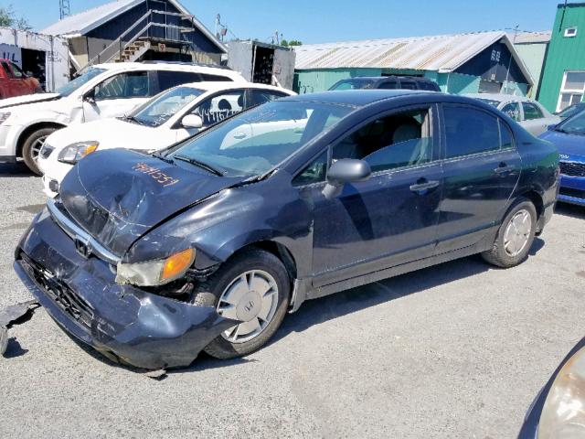 2HGFA16297H039473 - 2007 HONDA CIVIC DX BLACK photo 2