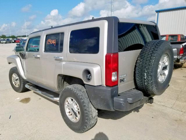 5GTDN136568177557 - 2006 HUMMER H3 TAN photo 3