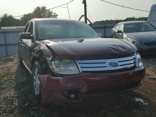 1FAHP24W28G134574 - 2008 FORD TAURUS SEL RED photo 9