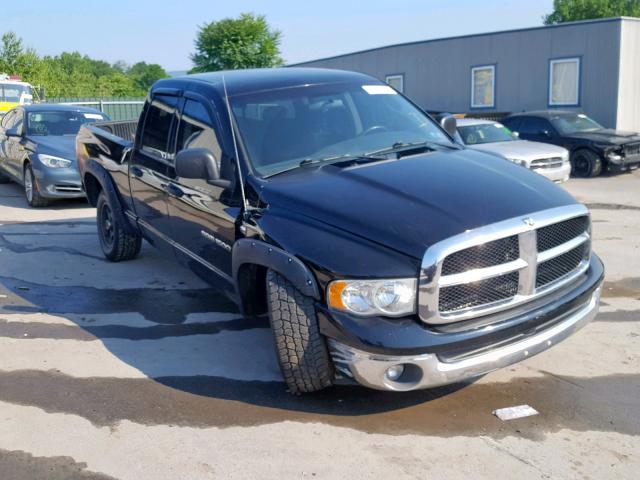 1D7HU18D24S776702 - 2004 DODGE RAM 1500 S BLACK photo 1