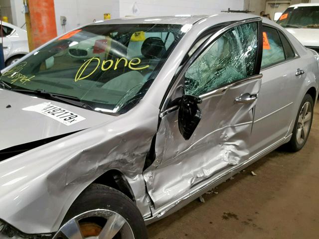 1G1ZC5EU1CF311860 - 2012 CHEVROLET MALIBU 1LT 银色 照片 10