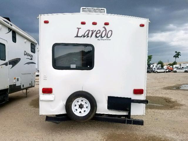 4YDT30323CV600937 - 2012 KEYSTONE LAREDO WHITE photo 9