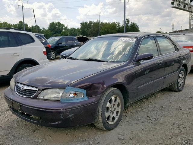 1YVGF22DXW5737690 - 1998 MAZDA 626 ES MAROON photo 2