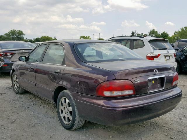 1YVGF22DXW5737690 - 1998 MAZDA 626 ES MAROON photo 3