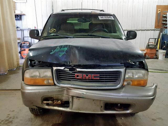 1GKDT13W5W2524230 - 1998 GMC JIMMY BLACK photo 9