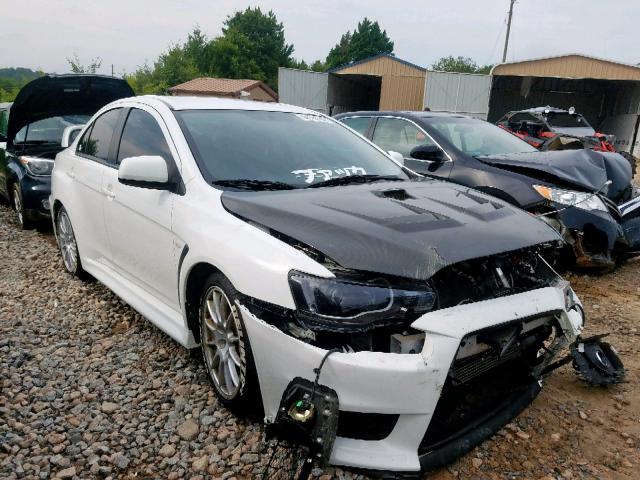 JA32W8FV0EU024516 - 2014 MITSUBISHI LANCER EVO WHITE photo 1