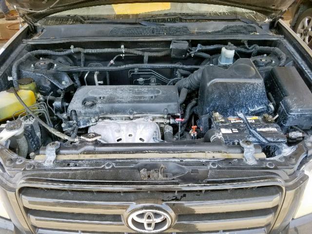 JTEDD21A360146535 - 2006 TOYOTA HIGHLANDER BLACK photo 7