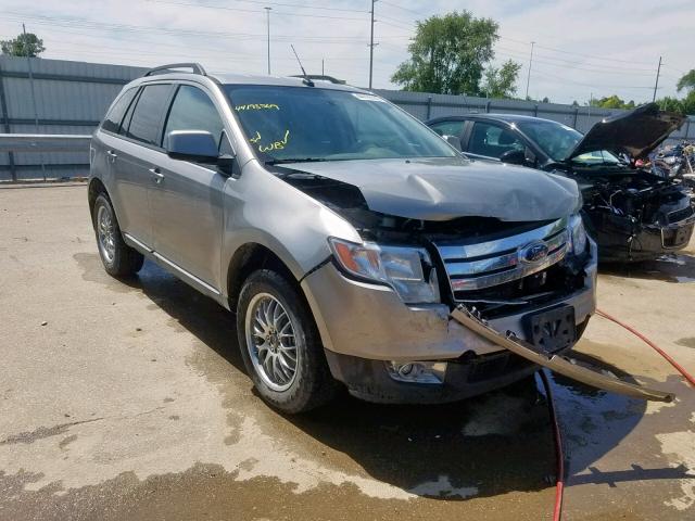 2FMDK48C68BB17394 - 2008 FORD EDGE SEL SILVER photo 1