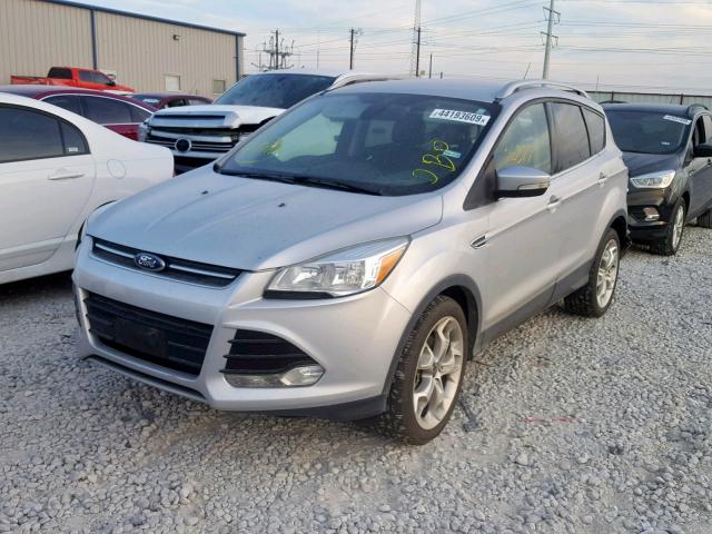 1FMCU0J97EUE38637 - 2014 FORD ESCAPE TIT SILVER photo 2