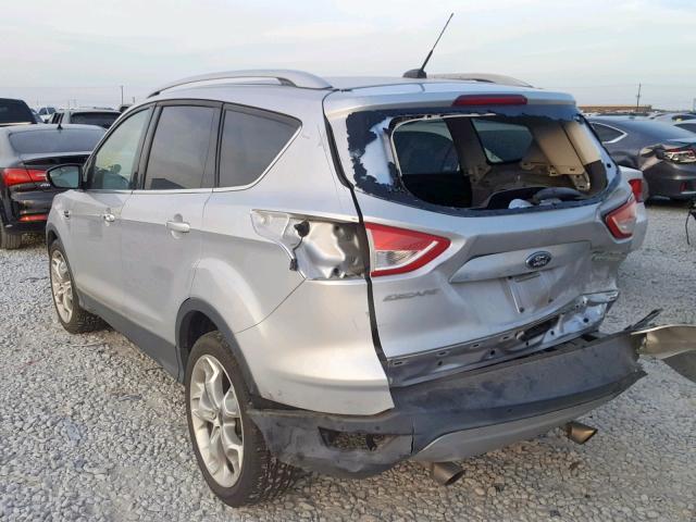 1FMCU0J97EUE38637 - 2014 FORD ESCAPE TIT SILVER photo 3