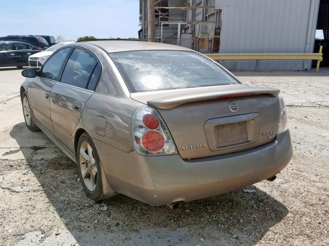 1N4BL11D25C111457 - 2005 NISSAN ALTIMA SE GOLD photo 3