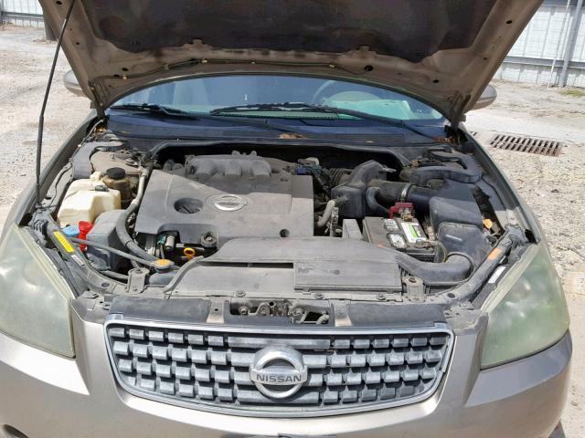 1N4BL11D25C111457 - 2005 NISSAN ALTIMA SE GOLD photo 7