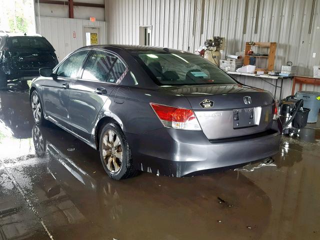 1HGCP26858A032001 - 2008 HONDA ACCORD EXL GRAY photo 3