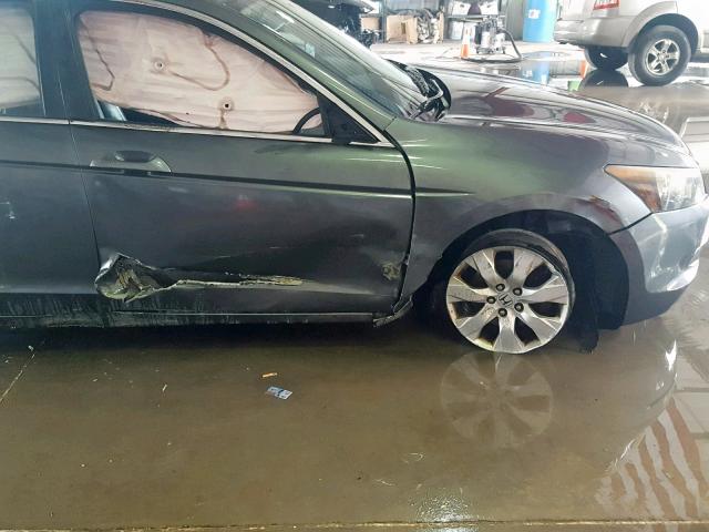 1HGCP26858A032001 - 2008 HONDA ACCORD EXL GRAY photo 9