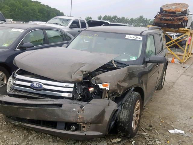 2FMGK5BC9BBD05457 - 2011 FORD FLEX SE BLACK photo 2