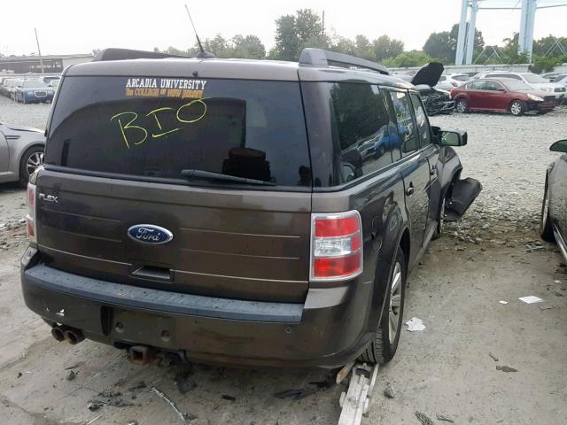 2FMGK5BC9BBD05457 - 2011 FORD FLEX SE BLACK photo 4