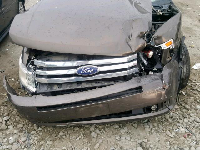 2FMGK5BC9BBD05457 - 2011 FORD FLEX SE BLACK photo 7