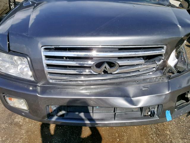 5N3AA08C35N808260 - 2005 INFINITI QX56 GRAY photo 7