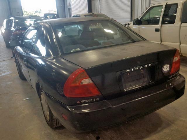 JA3AY11A7YU056448 - 2000 MITSUBISHI MIRAGE DE BLACK photo 3