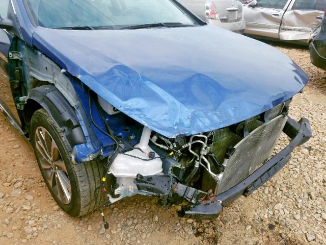 5NPE34AF8GH314273 - 2016 HYUNDAI SONATA SPO BLUE photo 9