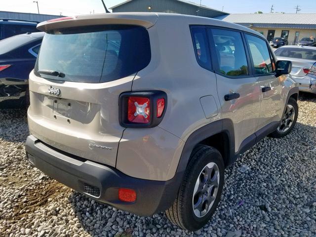 ZACCJAAT7FPB96210 - 2015 JEEP RENEGADE S Qəhvəyi foto 4