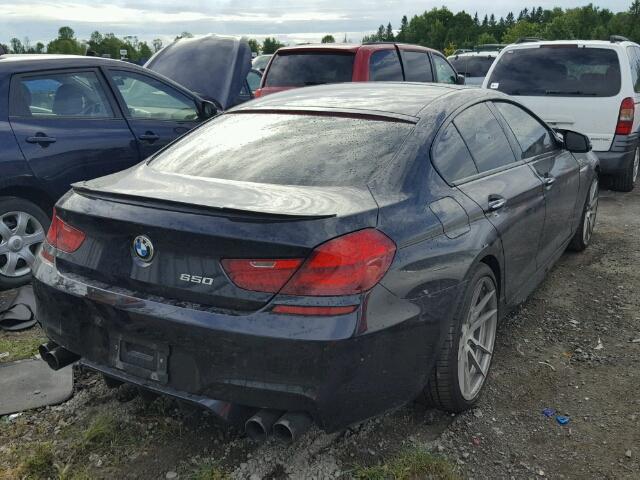 WBA6D6C53GG387716 - 2016 BMW 650 XI BLACK photo 4