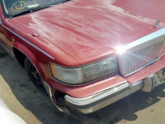 1G6DW52P5RR718906 - 1994 CADILLAC FLEETWOOD MAROON photo 9