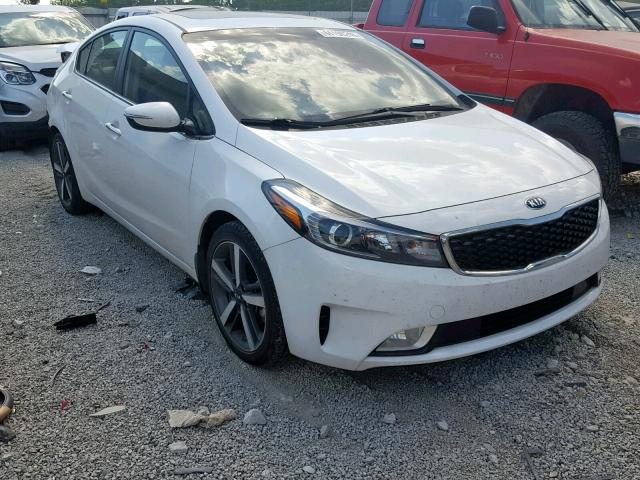 3KPFN4A83JE166075 - 2018 KIA FORTE EX WHITE photo 1